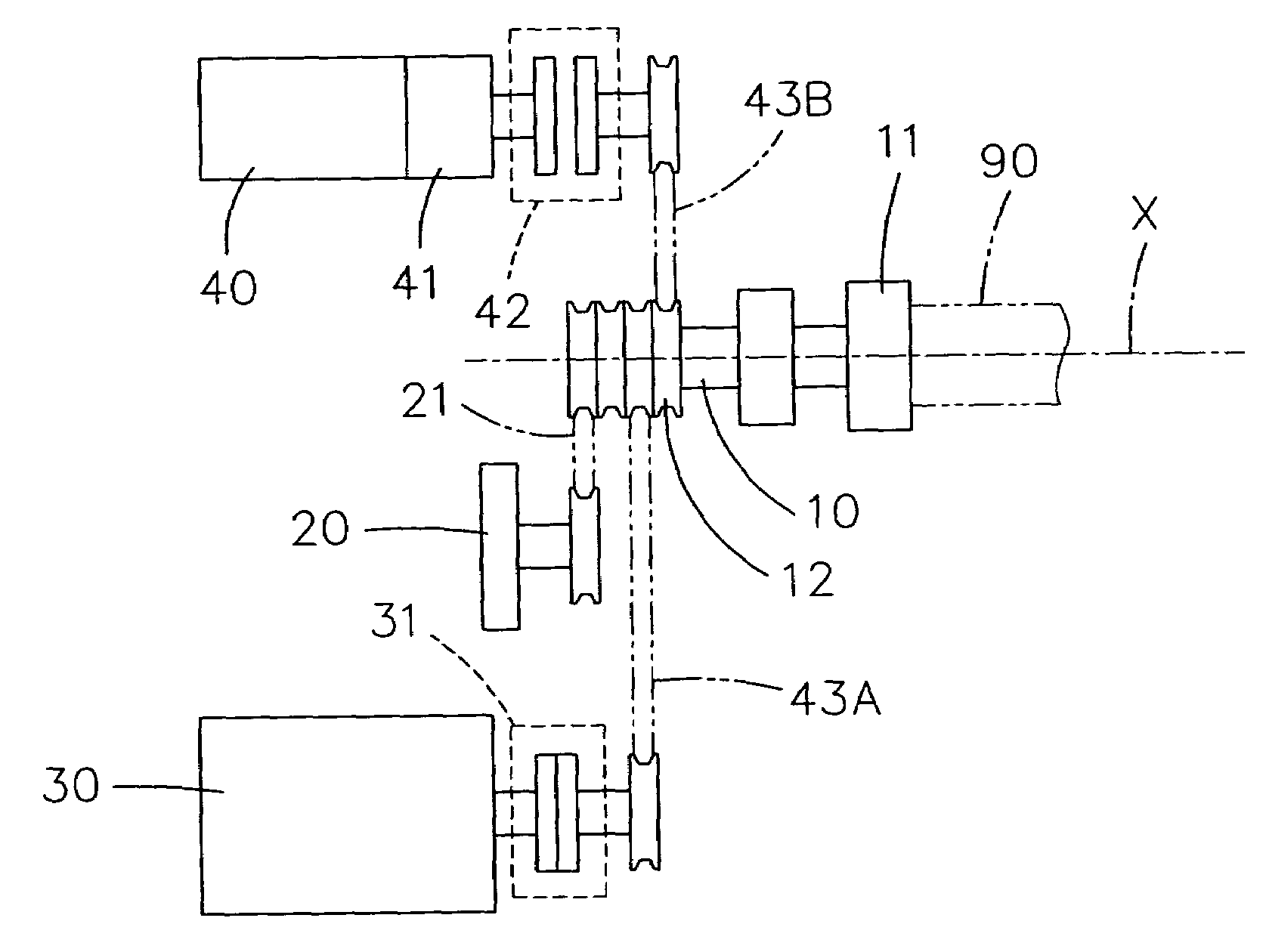 C-axis driving device of a computer numerical controlled lathing and milling machine