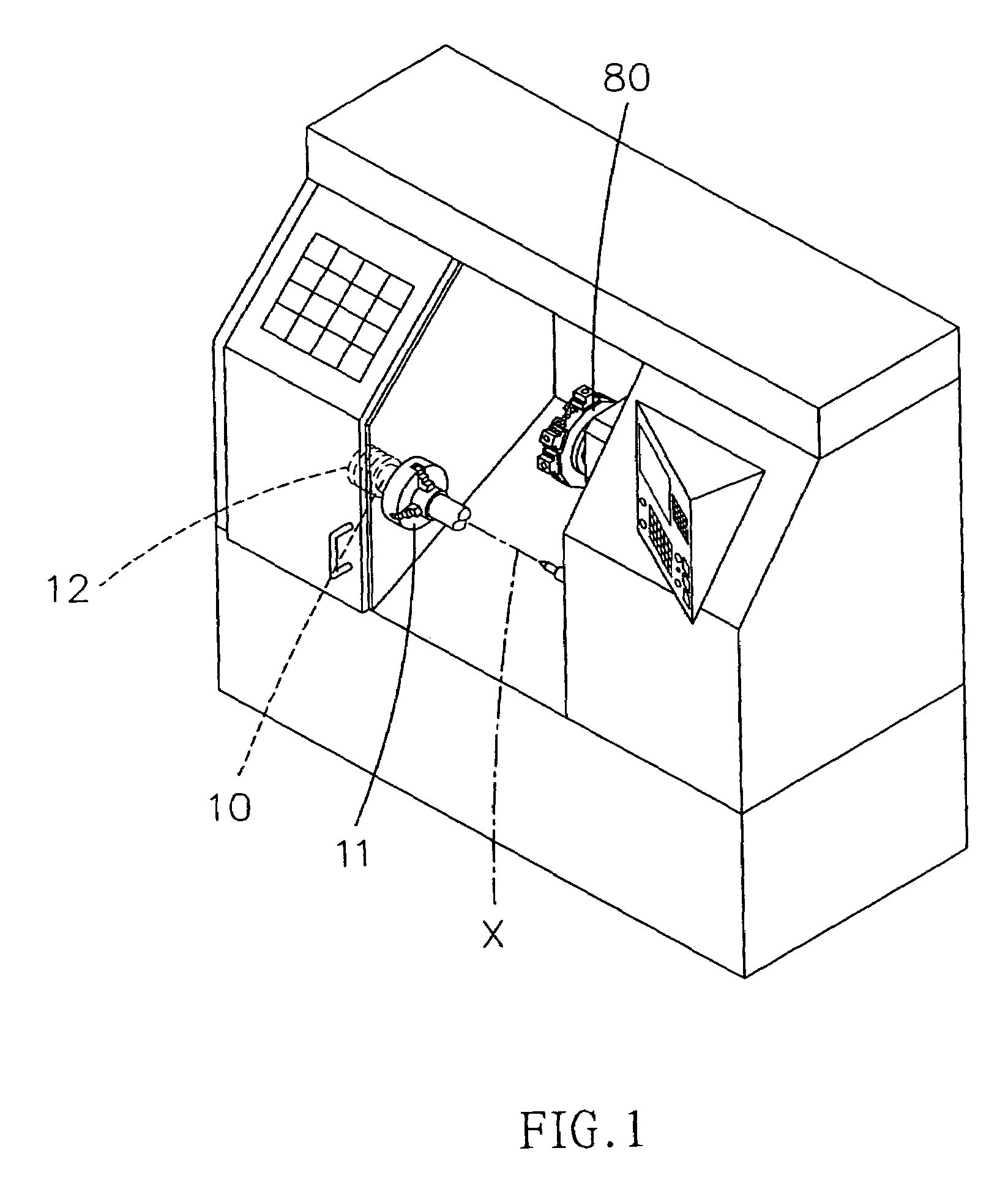 C-axis driving device of a computer numerical controlled lathing and milling machine