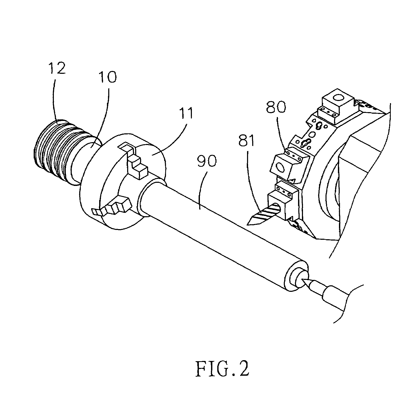 C-axis driving device of a computer numerical controlled lathing and milling machine