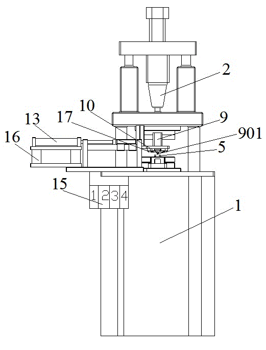 Forming machine for automobile lamp dimming motor mini turbine