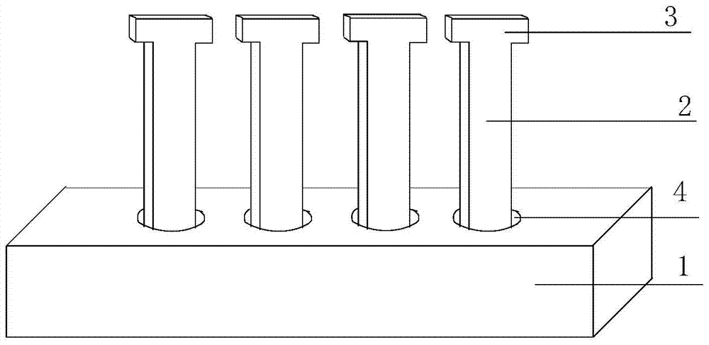 A cement-based imitation sandstone product, its manufacturing method and fixture used in its manufacturing method