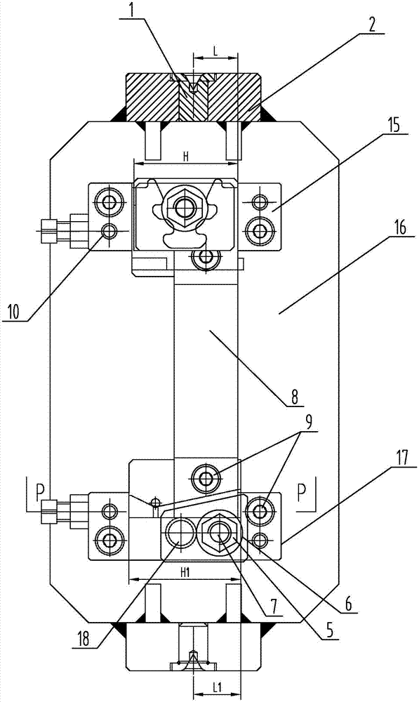 Lathe clamp for machining blade dehumidification groove