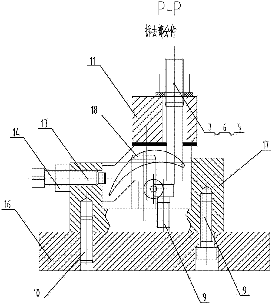 Lathe clamp for machining blade dehumidification groove