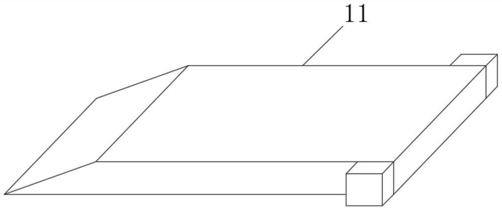 An integrated testing device for the pH value of the chemical tank in the developing section