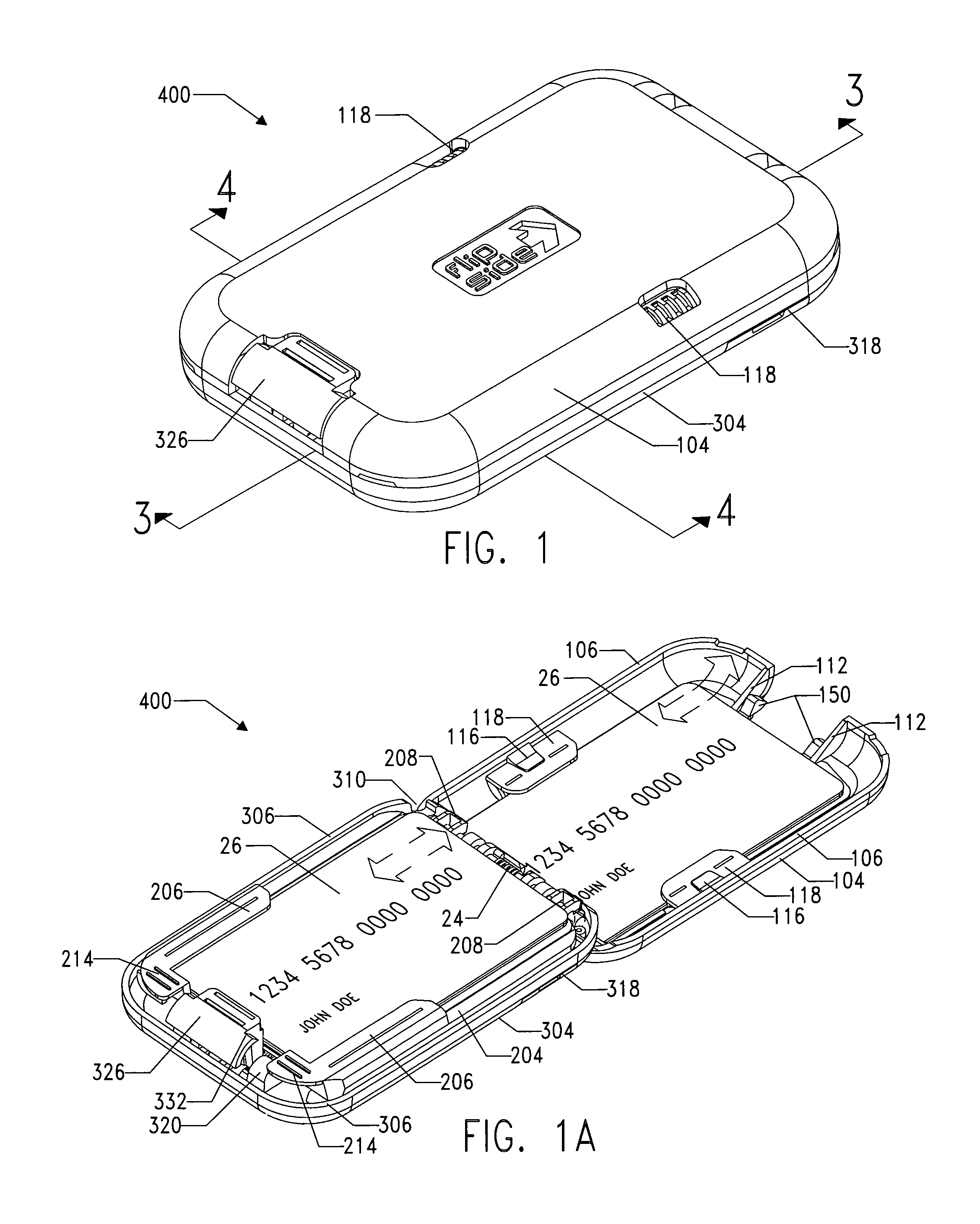 Electromagnetic shielding carrying case for contactless smartcards and personal articles