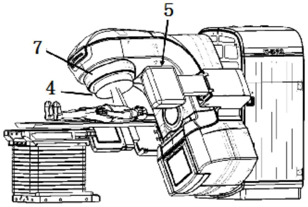 Radiotherapy position and dose real-time monitoring and positioning device, tumor radiotherapy system