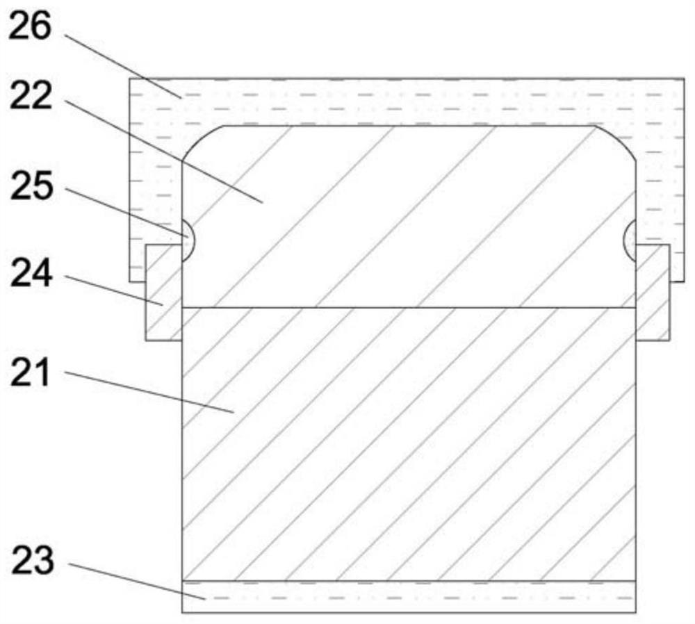 High-voltage rapid silicon carbide diode and production method thereof