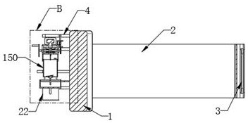 Device for conveniently detecting content of each element in drinking water