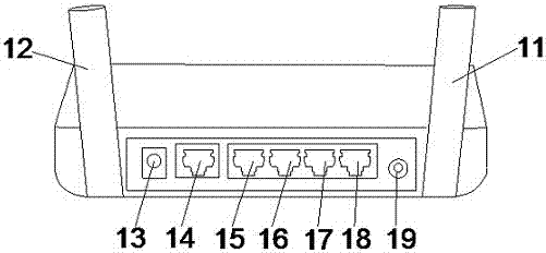 Router with voice reminding and detection function