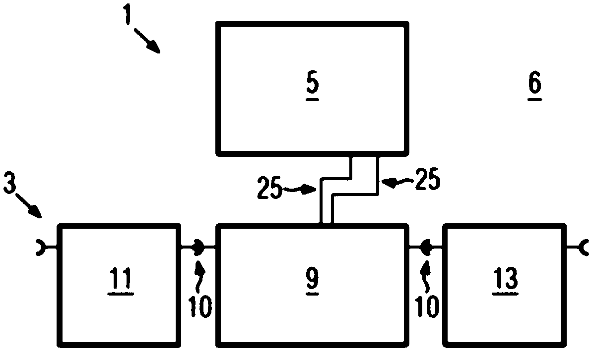 Road finisher with heating element for screed