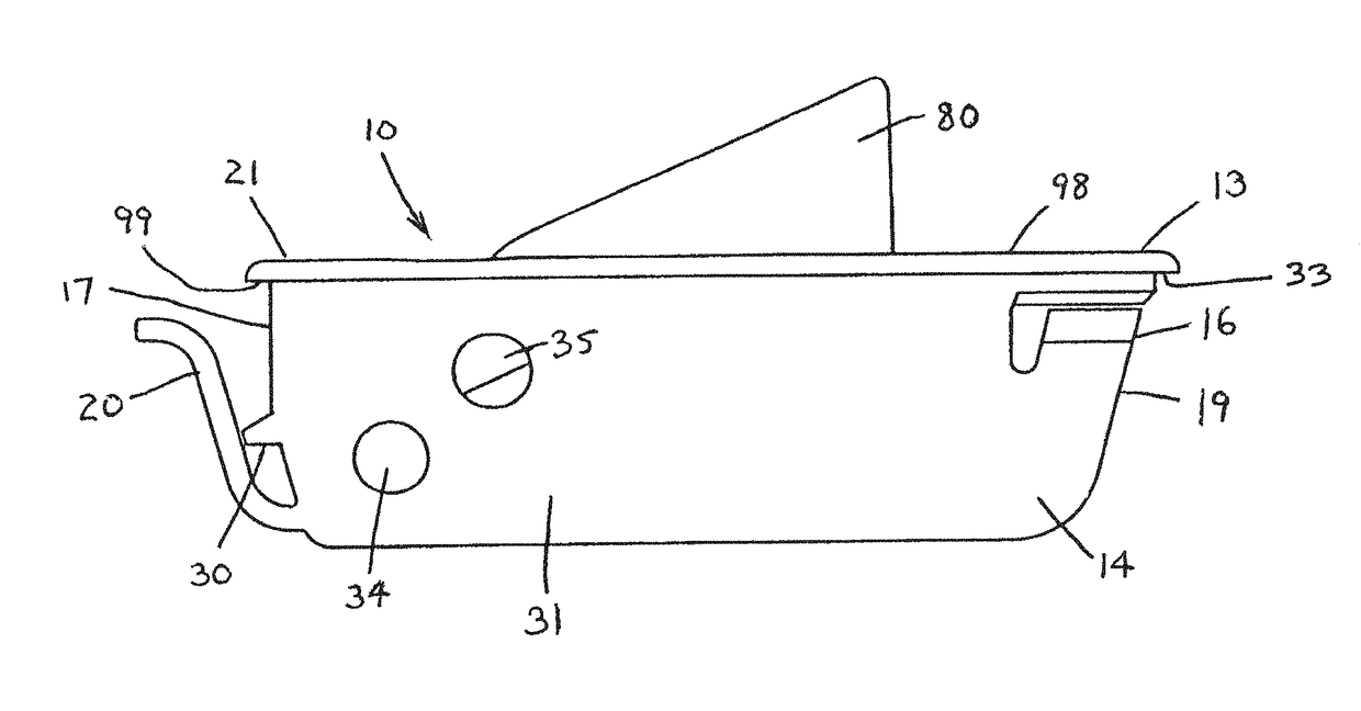 Window vent stop with plastic spring member for bi-directional biasing of the tumbler