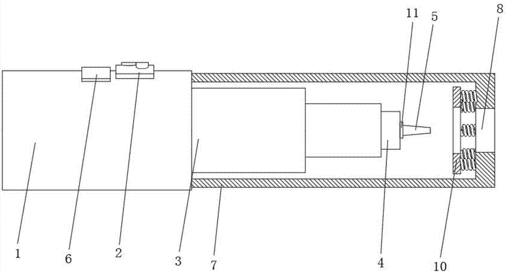 Pain threshold detector device for anesthesiology department