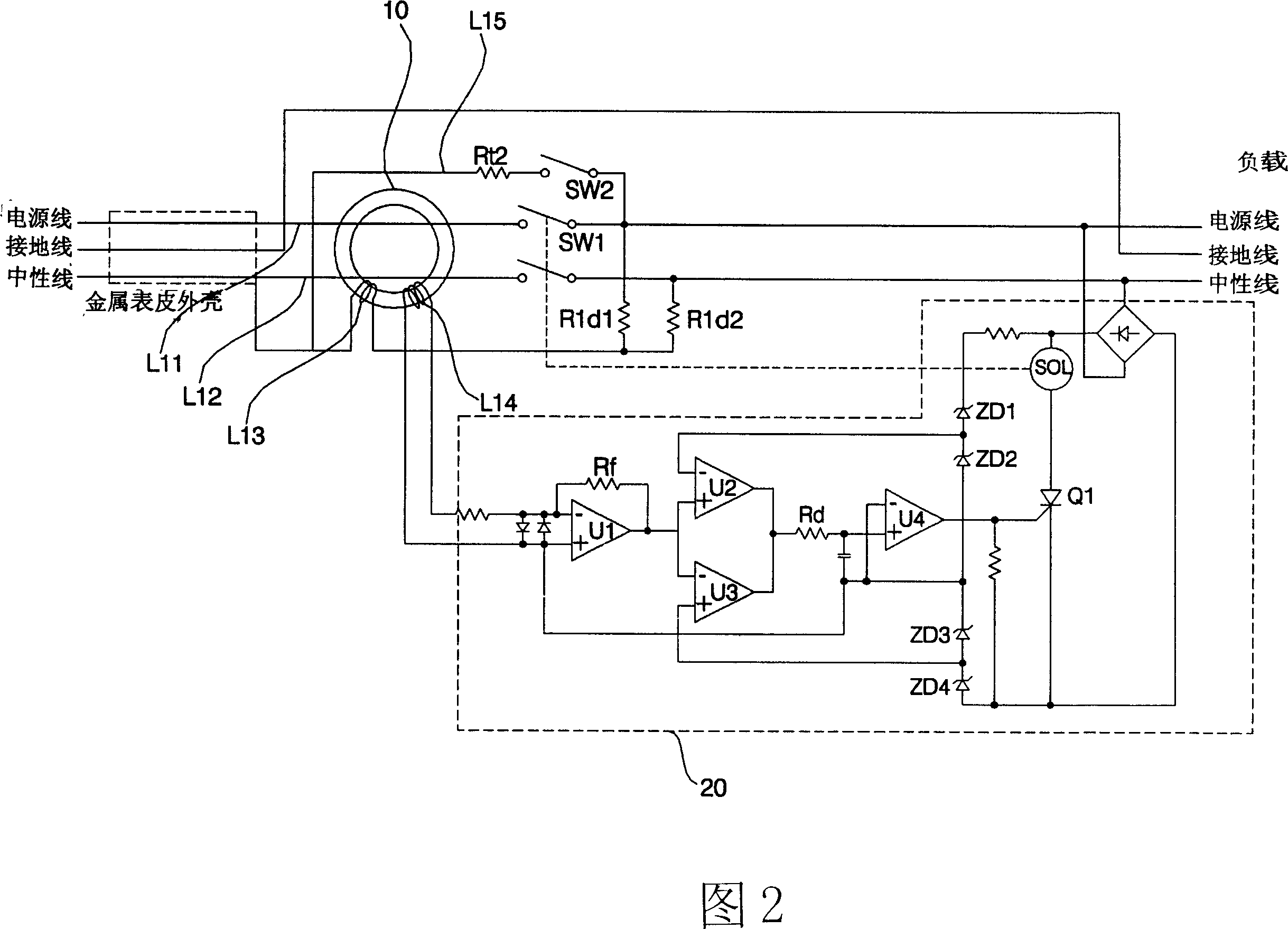 Leaking current controller