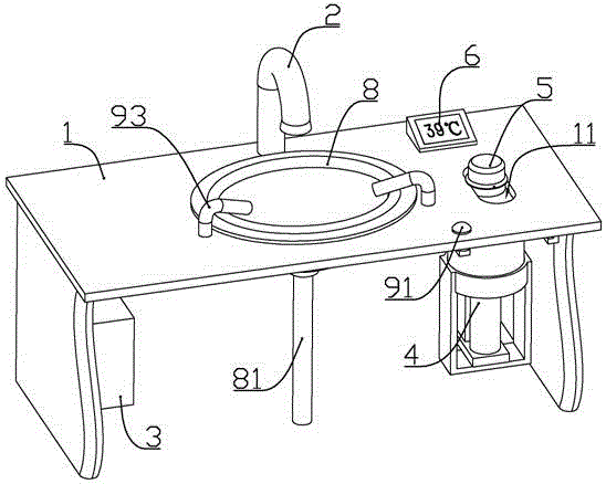 Domestic automatic hand washing equipment