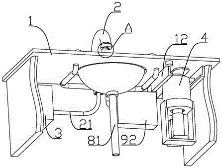 Domestic automatic hand washing equipment