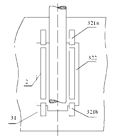 Boiler tube bank suspension device