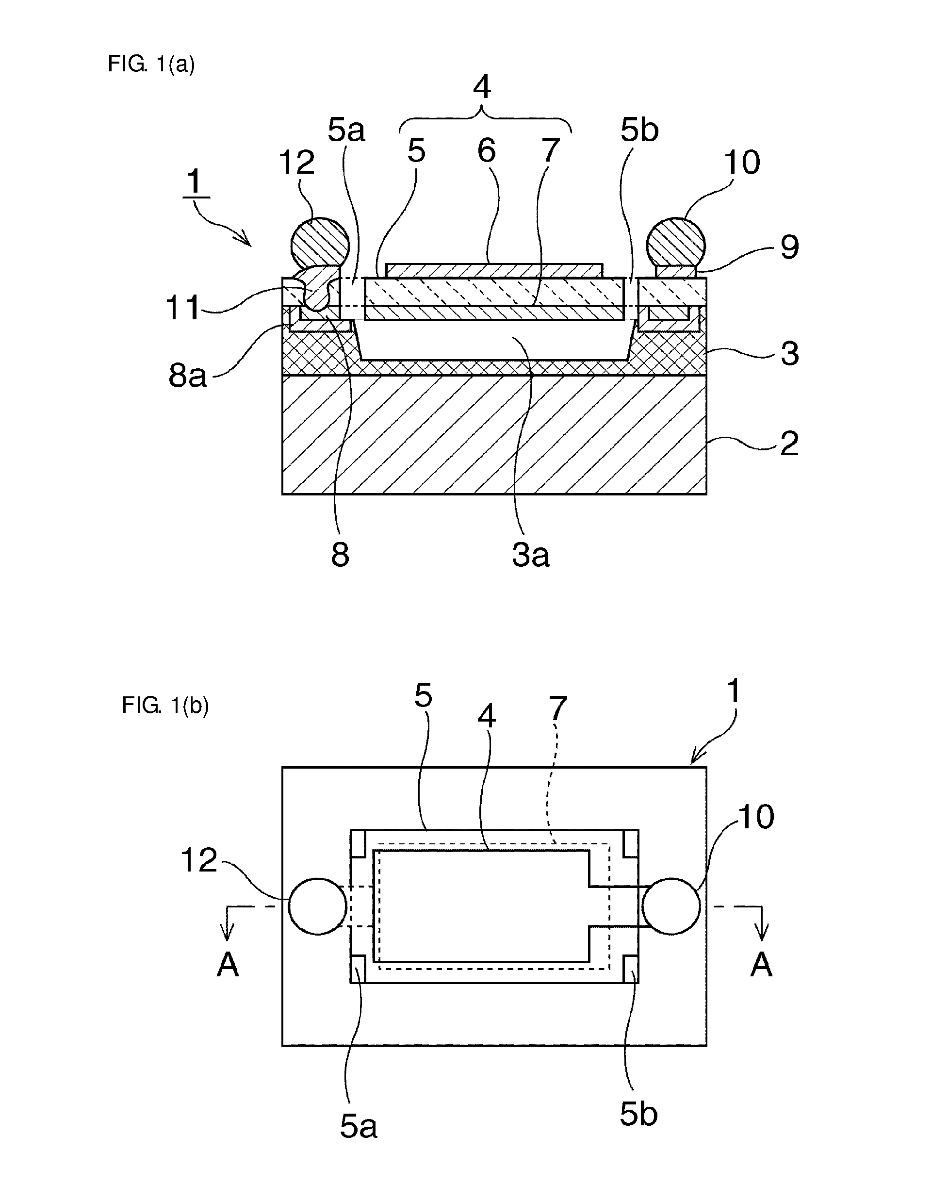 Piezoelectric bulk wave device, and method of manufacturing the piezoelectric bulk wave device