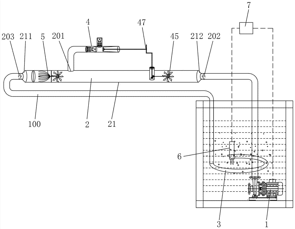 Water body oxygen increasing device