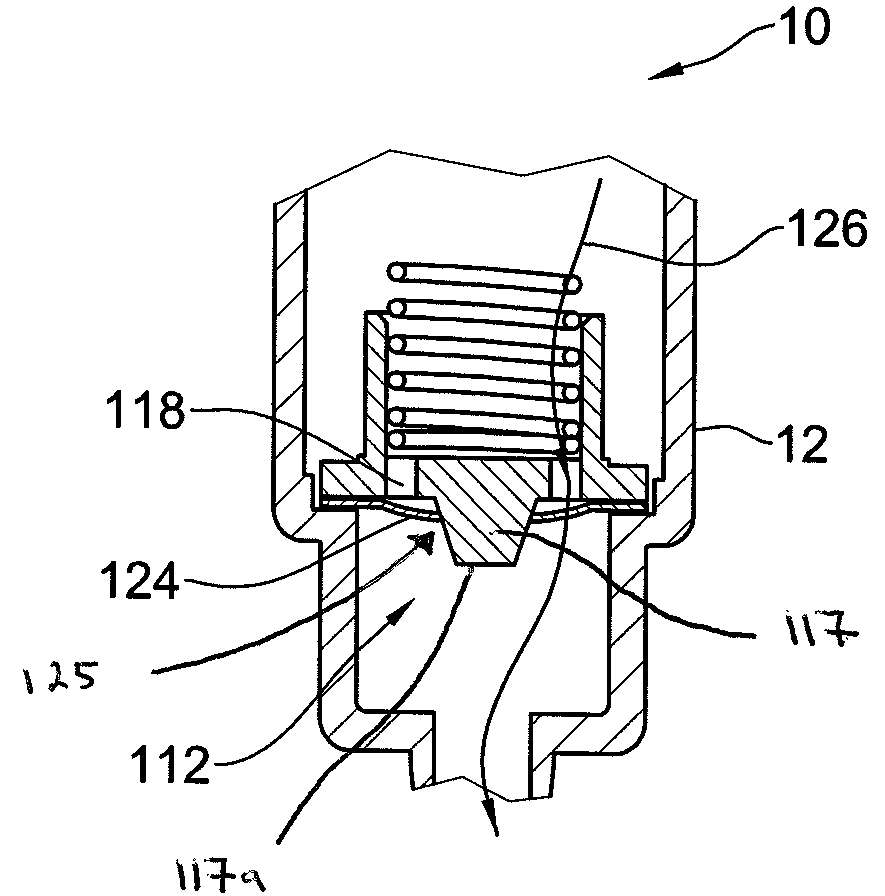 Double check valve for a fuel system