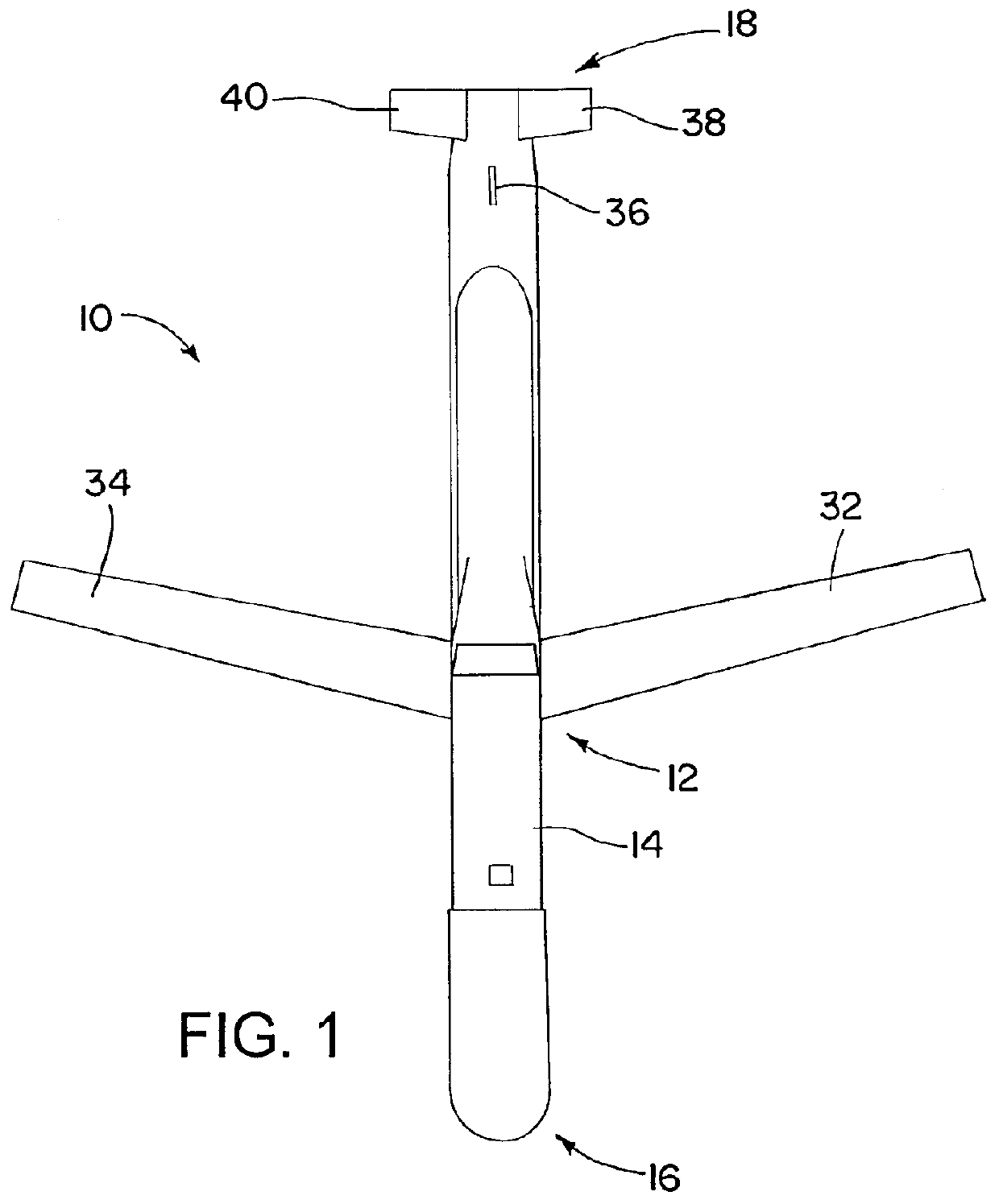 Aircraft flight termination system and method