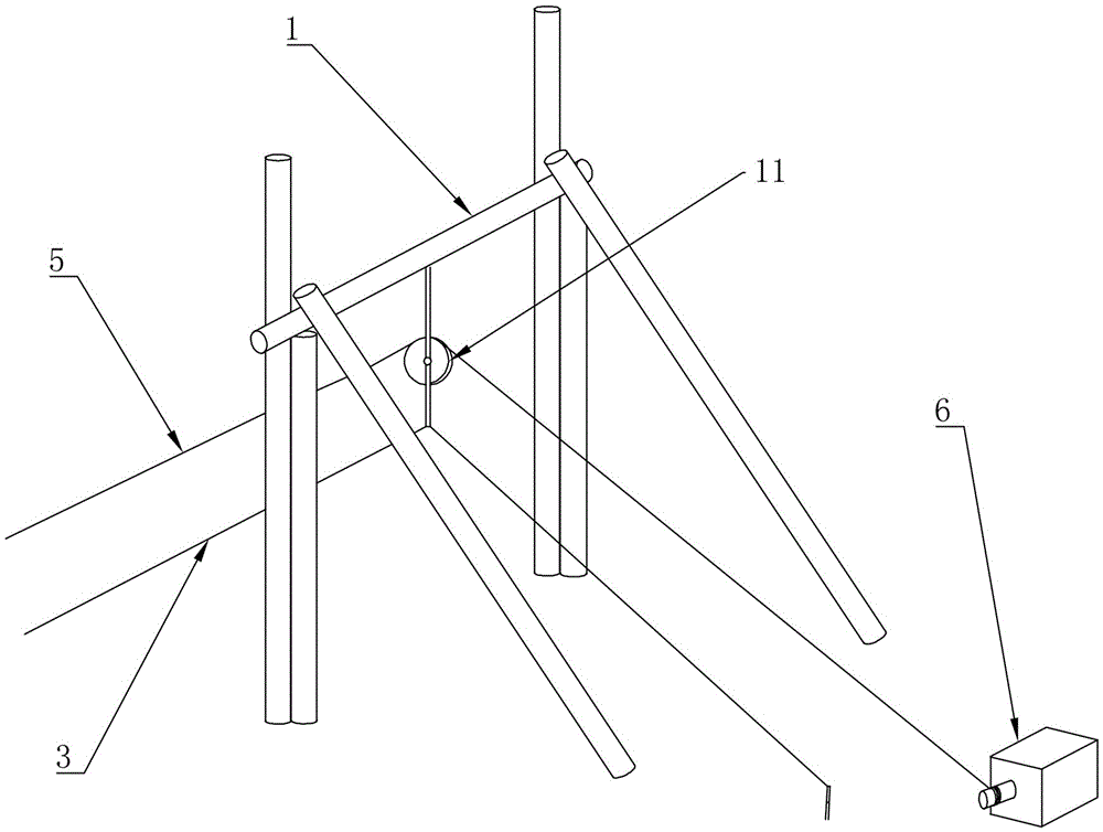 Suspension balloon cableway transporting device