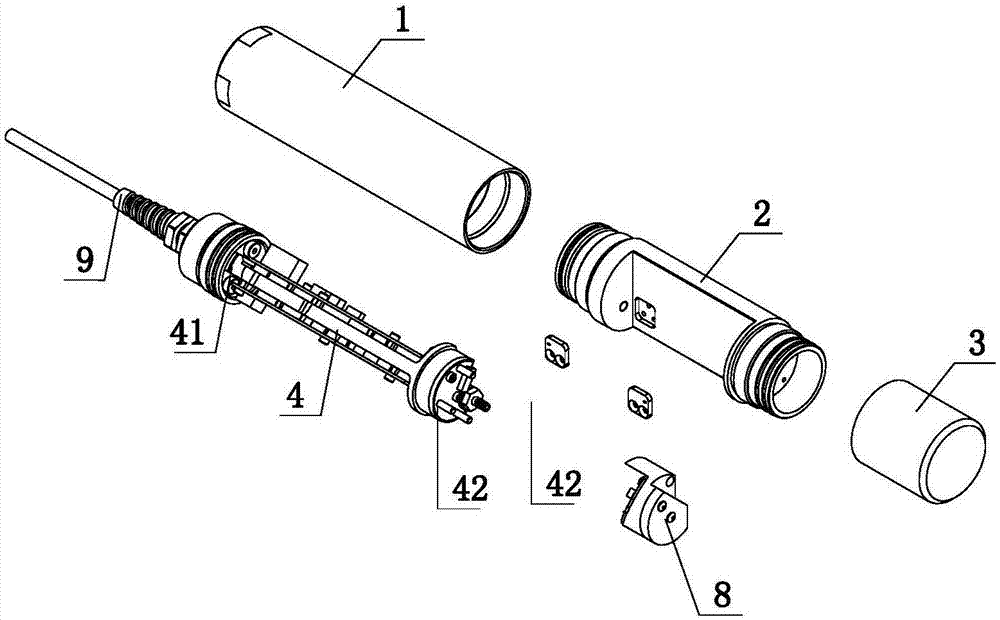 Water transparency probe monitor