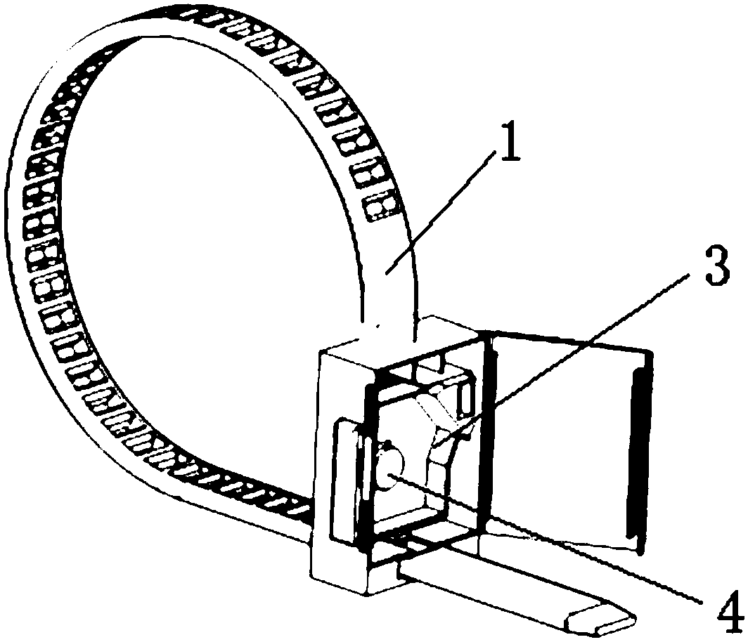 A kind of automobile wiring harness cable tie