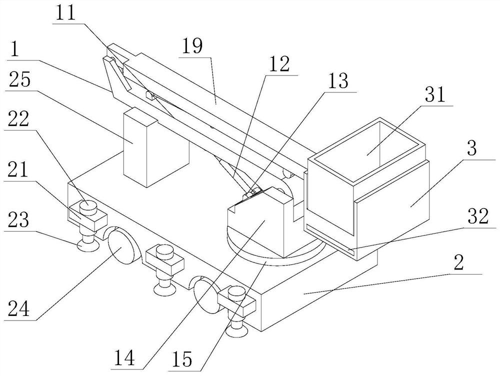 Multidirectional moving chassis of aloft work vehicle of aloft worker platform