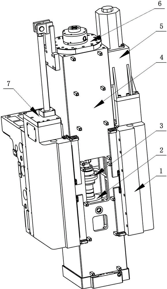 Built-in machine tool spindle drive device