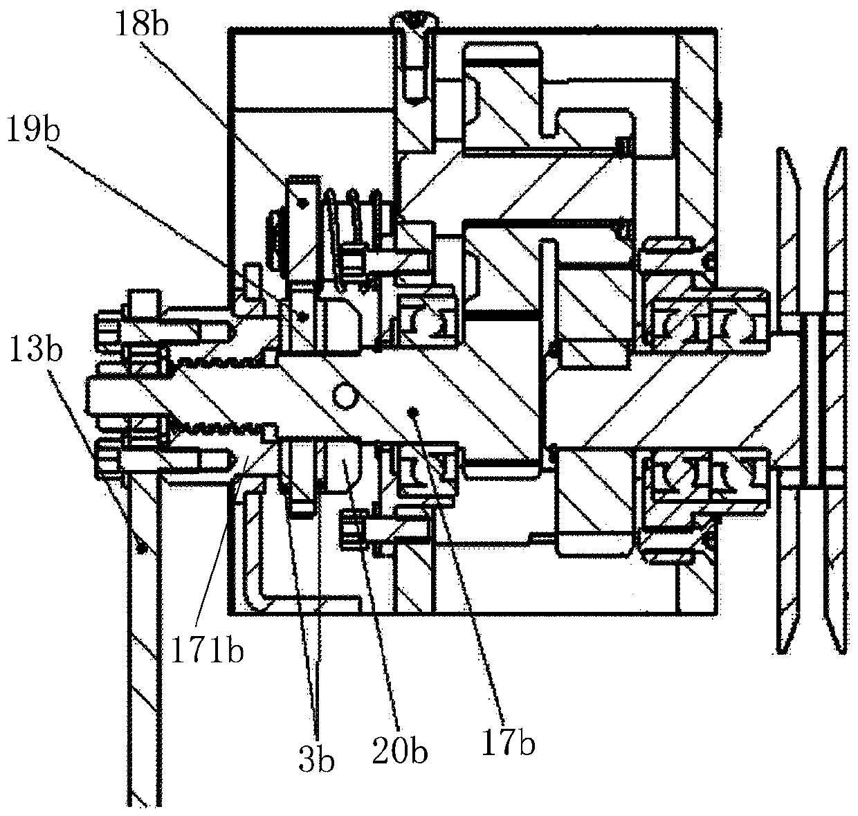 An Improved Main Shaft Locking Device and Its Application