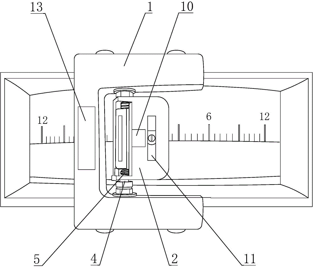 Dial-drawing device and dial-drawing method for trough-type indicating instrument