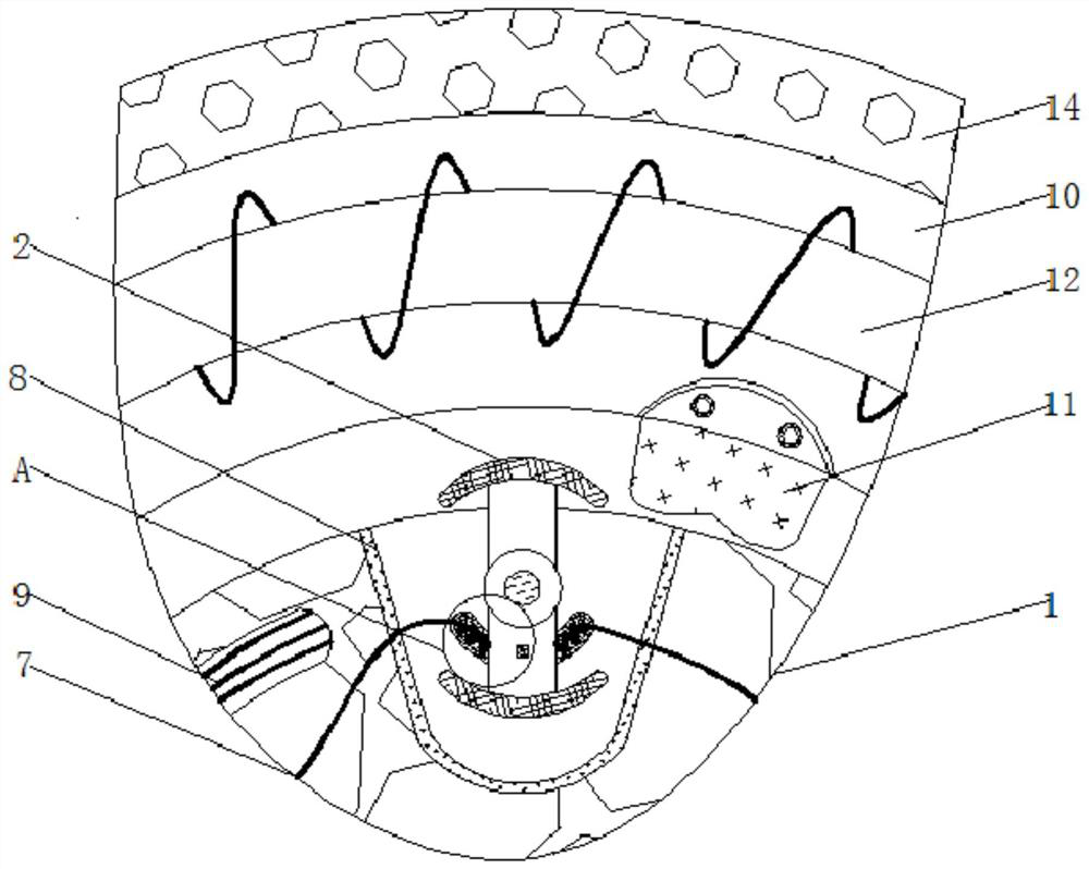 Speed loss braking device for electric wheelchair transmission shaft