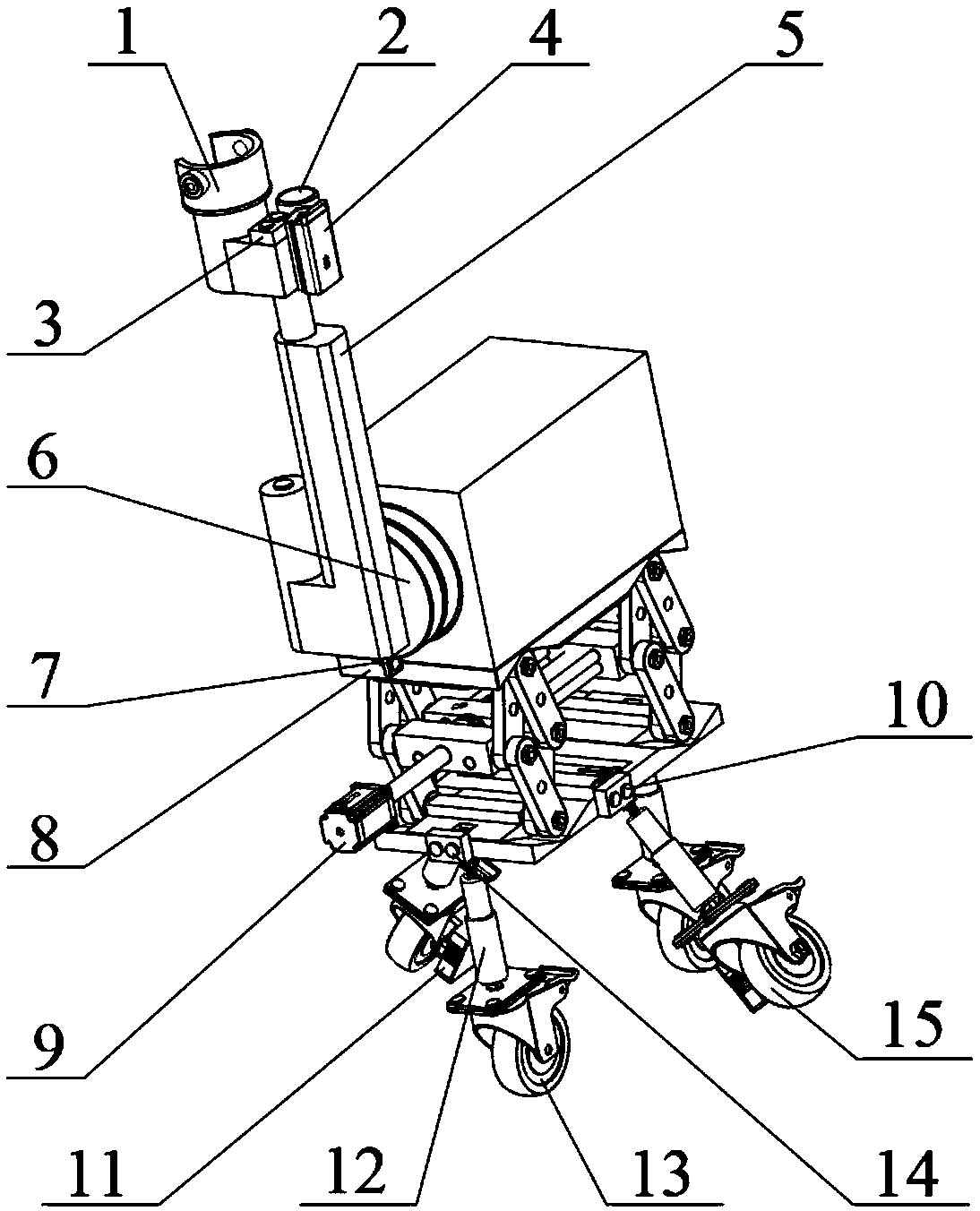 Optical fiber LIBS detection device and method used in main pipeline of nuclear power plant