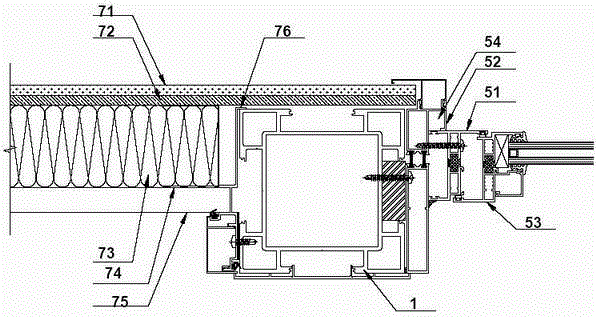 Side elevation system of aluminum alloy house