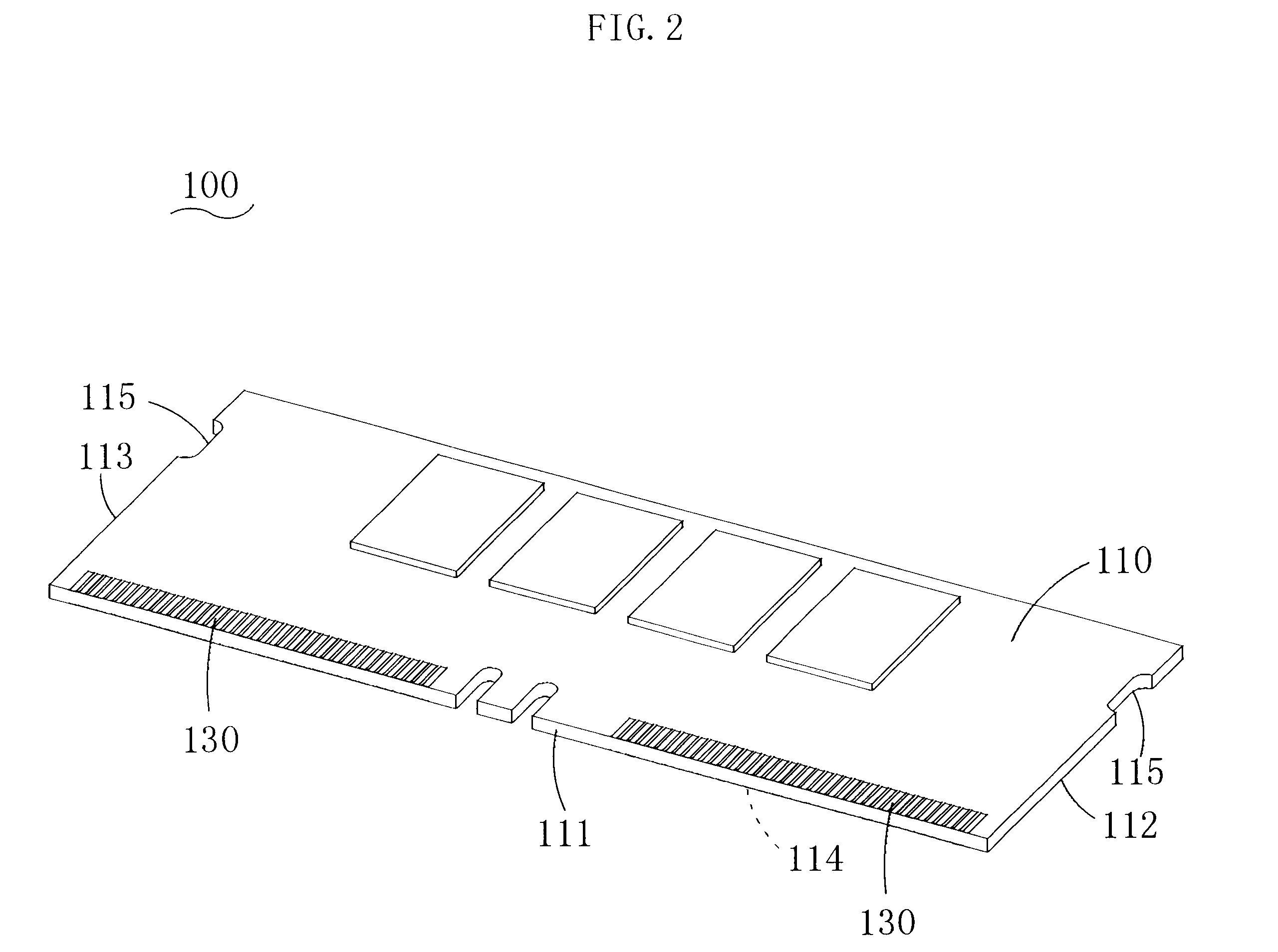 Cap and low insertion force connector for printed circuit board