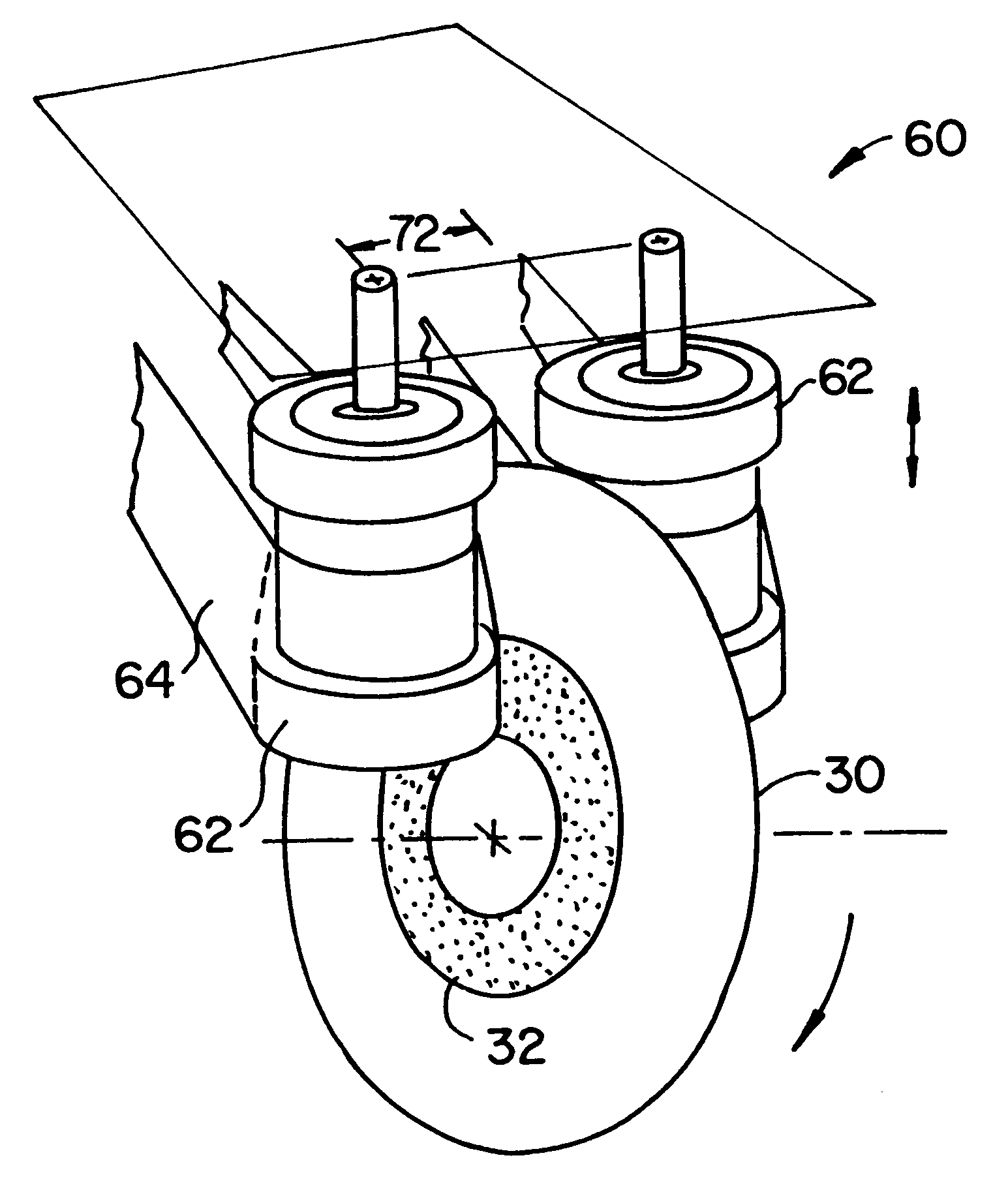 Abrasive tape for texturing magnetic recording media