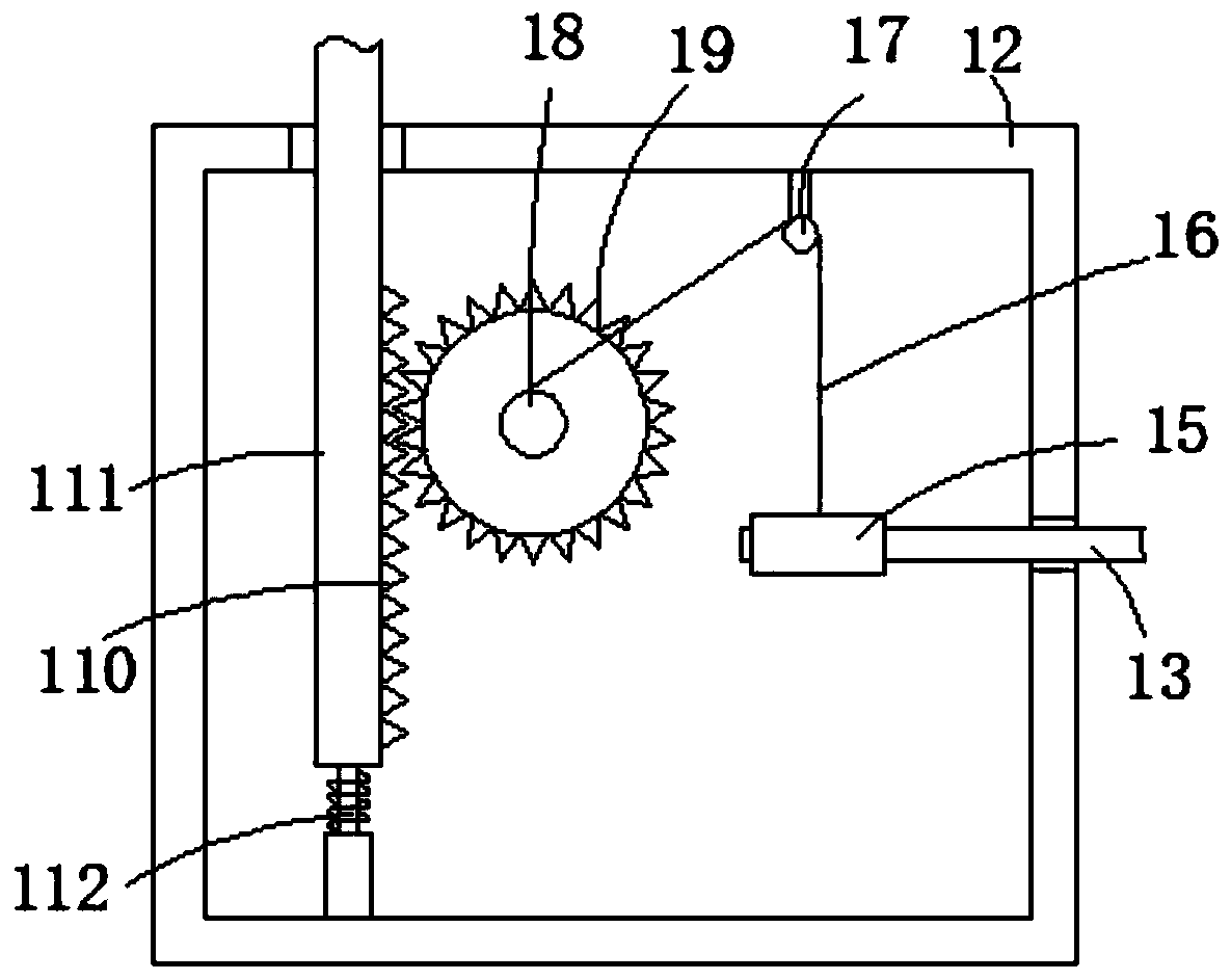 Opening device for casting box of wear-resistant casting