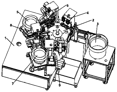 Double-station energy-saving full-automatic insertion equipment for socket terminals