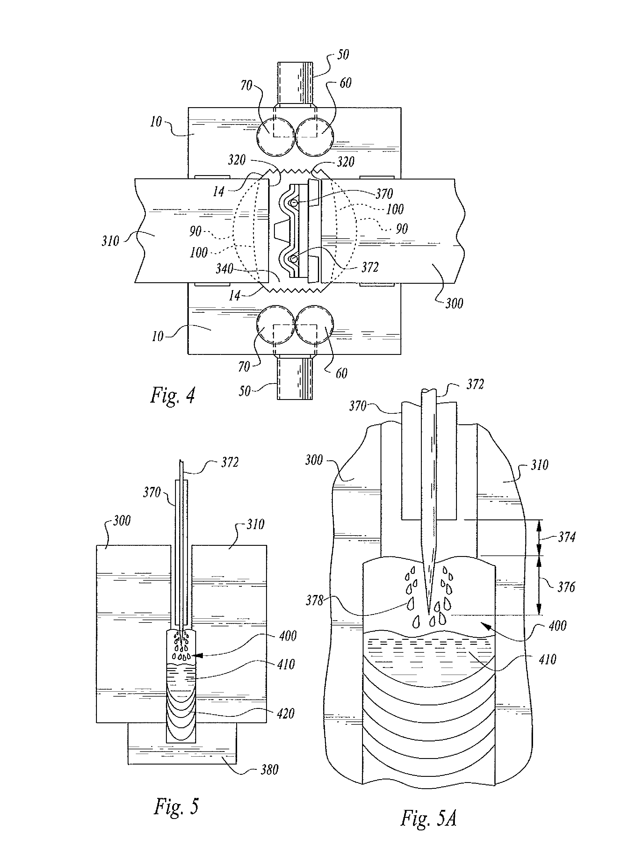 Rigid serrated surface for welding shoes