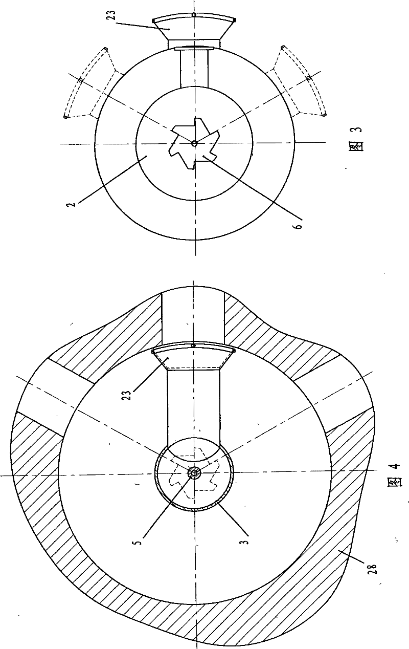 Air tightness rotating backblowing device for cloth bag dust remover