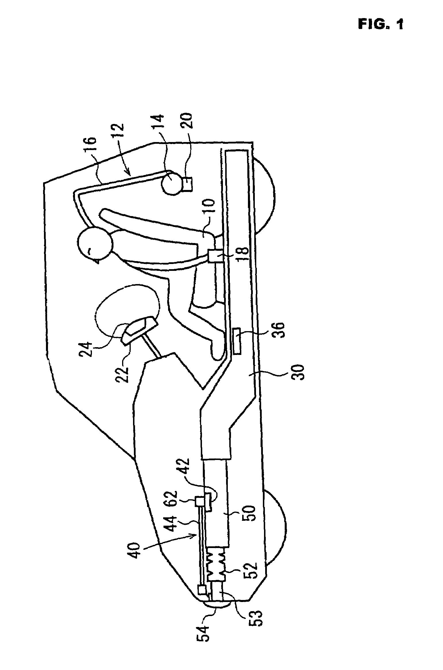 Collision detecting device and passive safety system