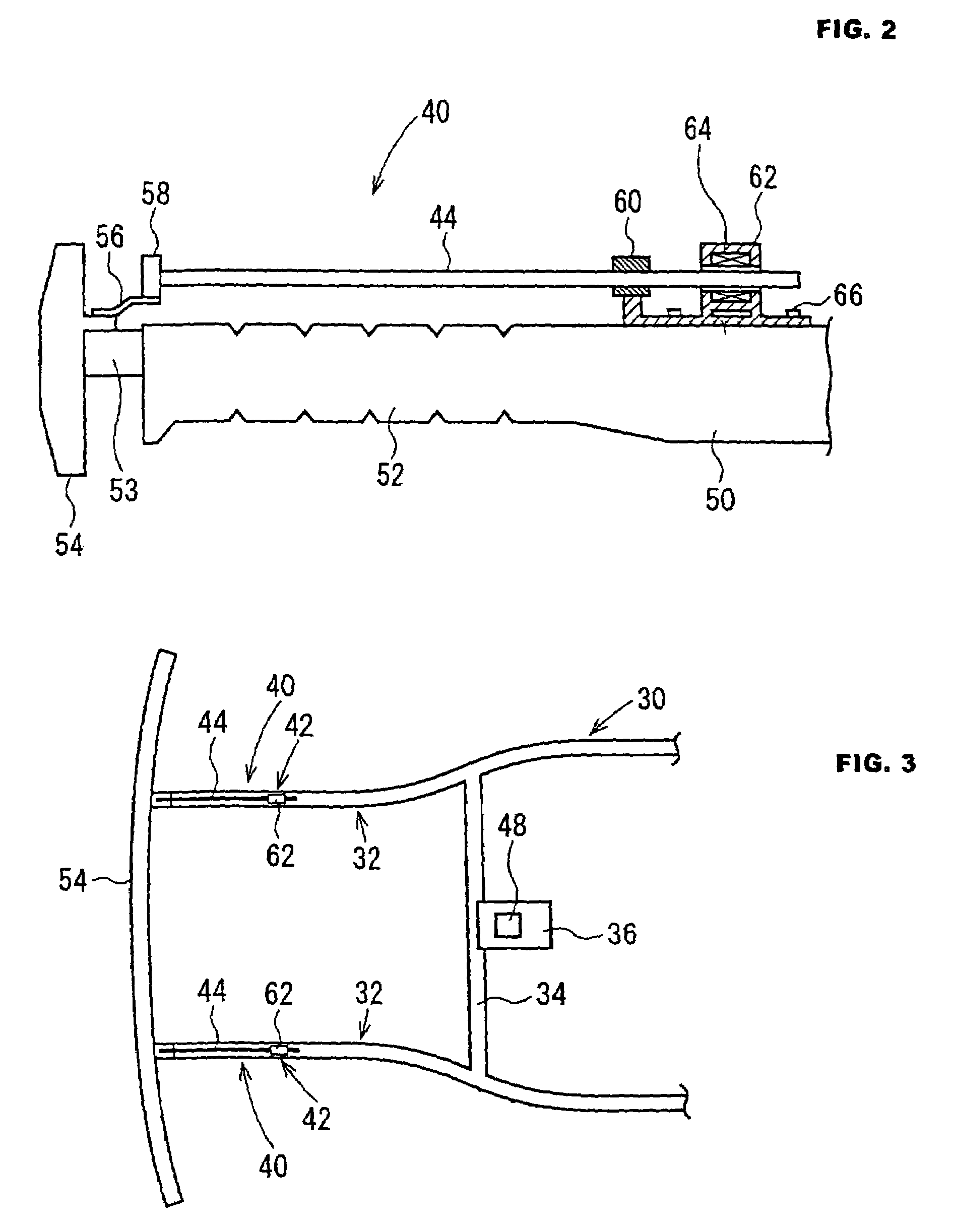 Collision detecting device and passive safety system