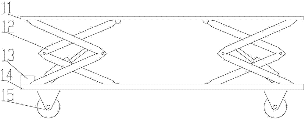 Moving type all-directional feeding platform