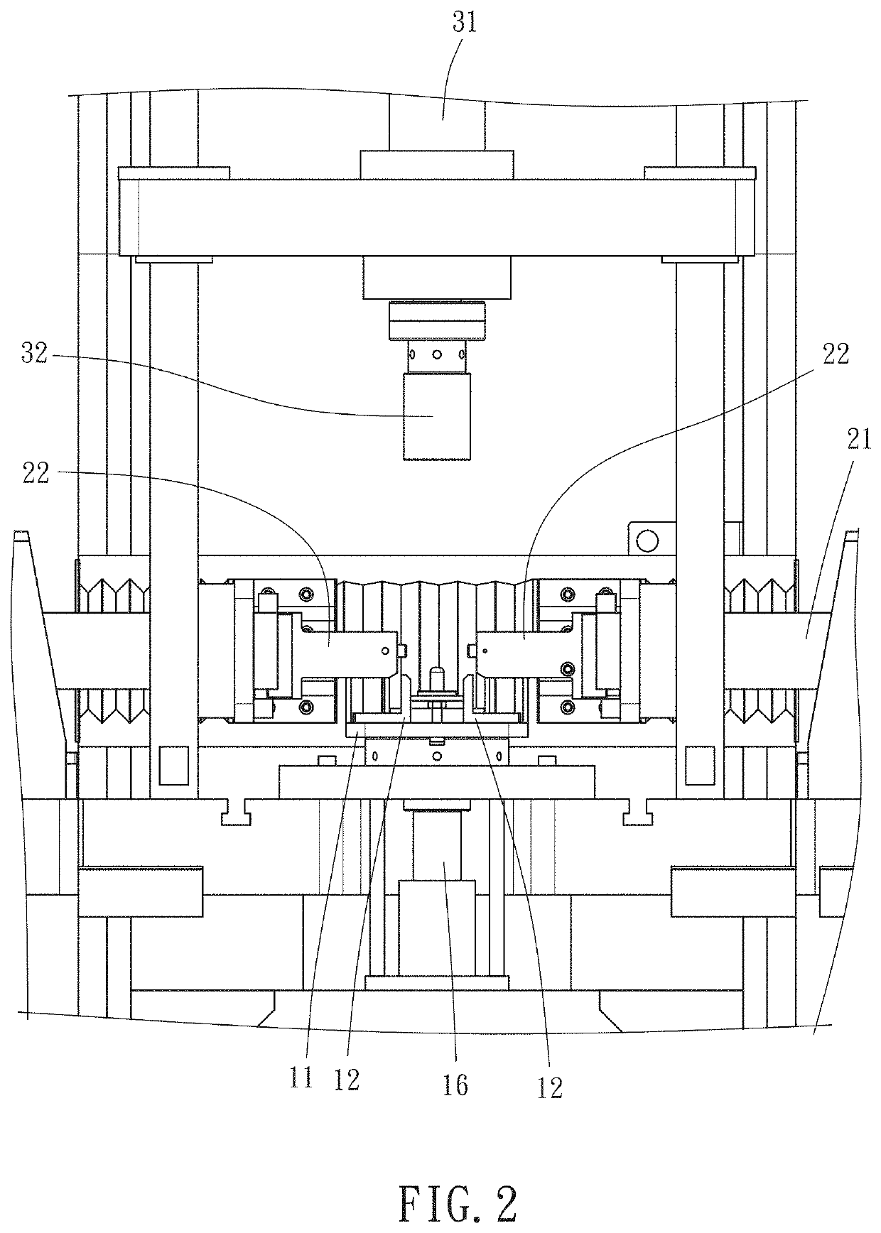 Control arm assembly mechanism and control arm assembly method