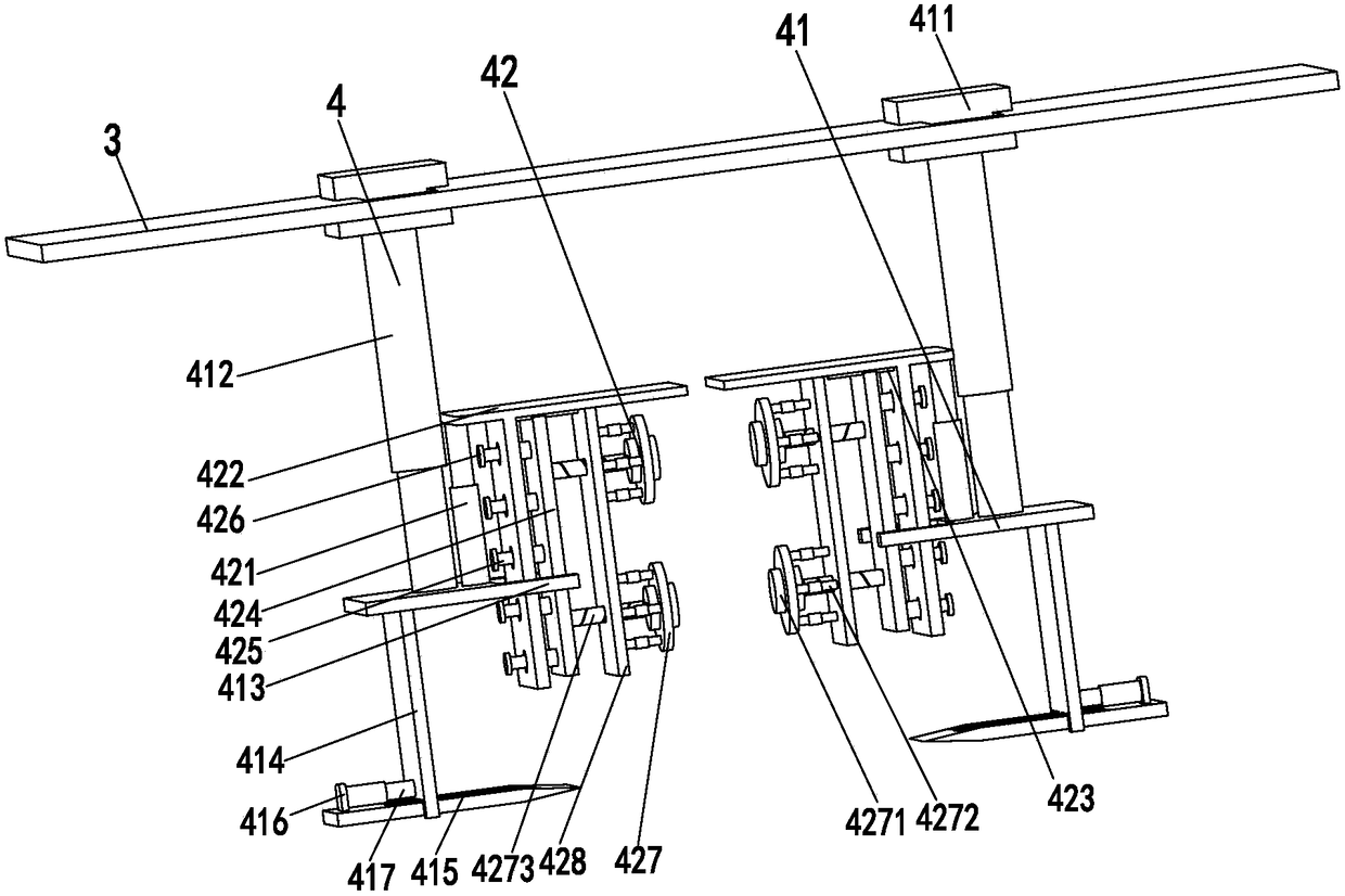 Brick paving robot for garden afforestation