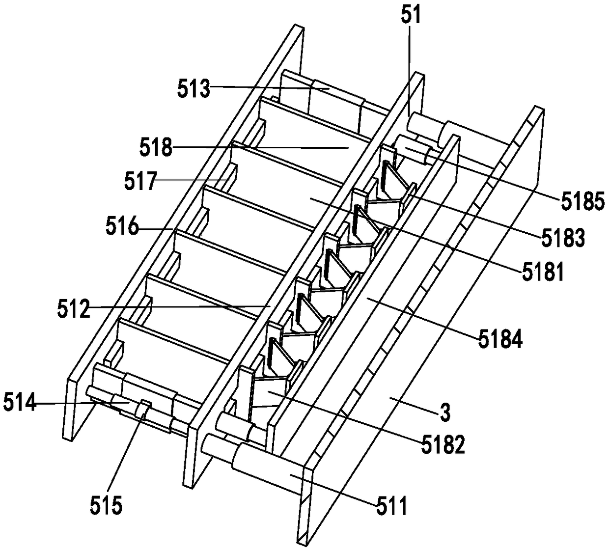 Brick paving robot for garden afforestation