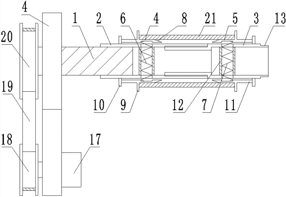 Easy-to-use press take-up roll assembly