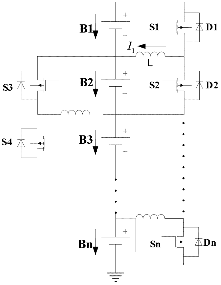 Equalization device for series battery packs