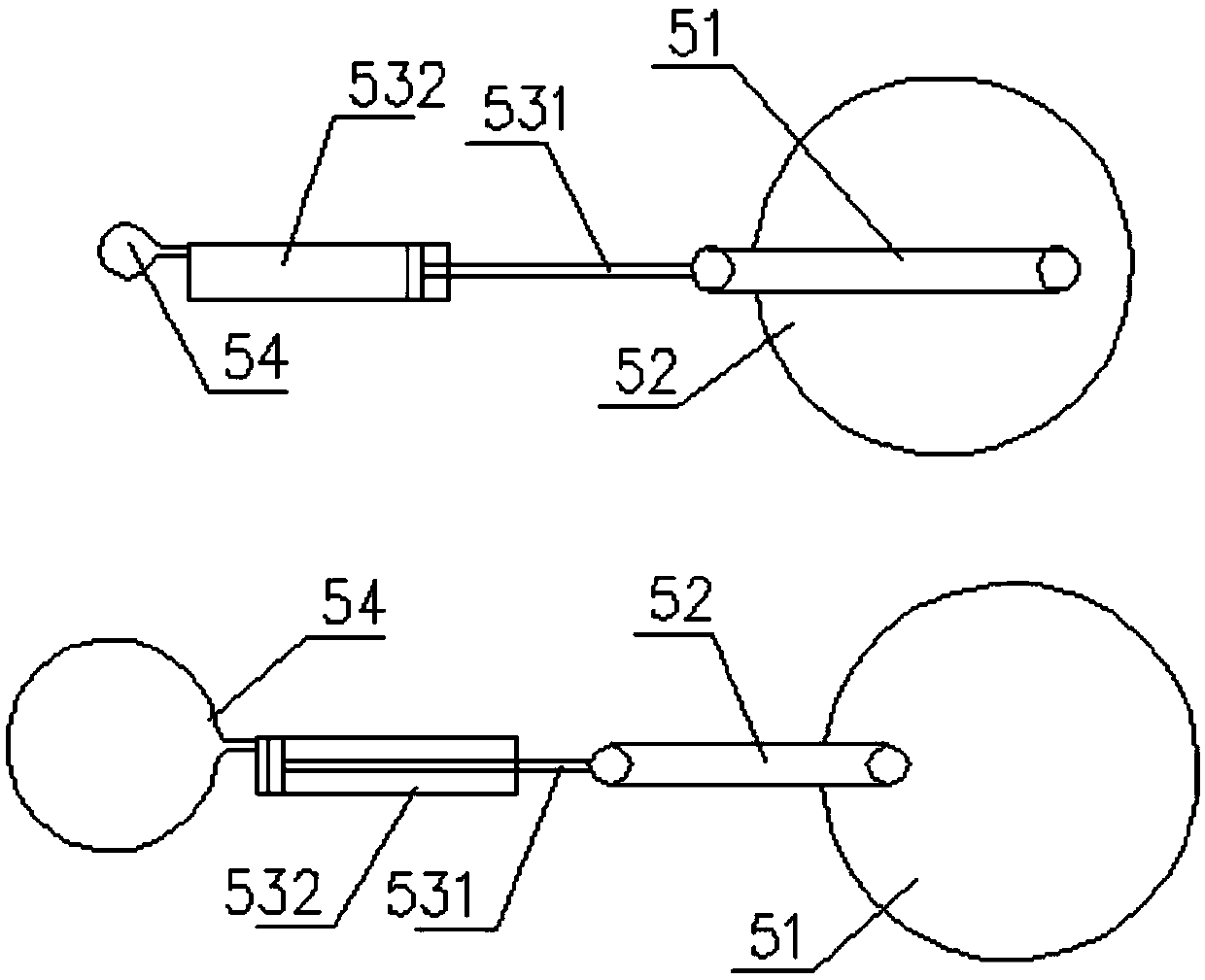 Peanut planting device convenient to pick