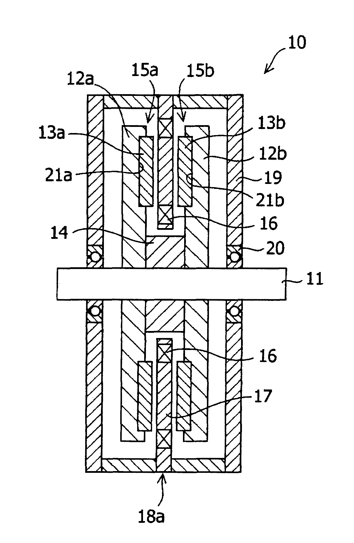 Axial gap type rotating machine